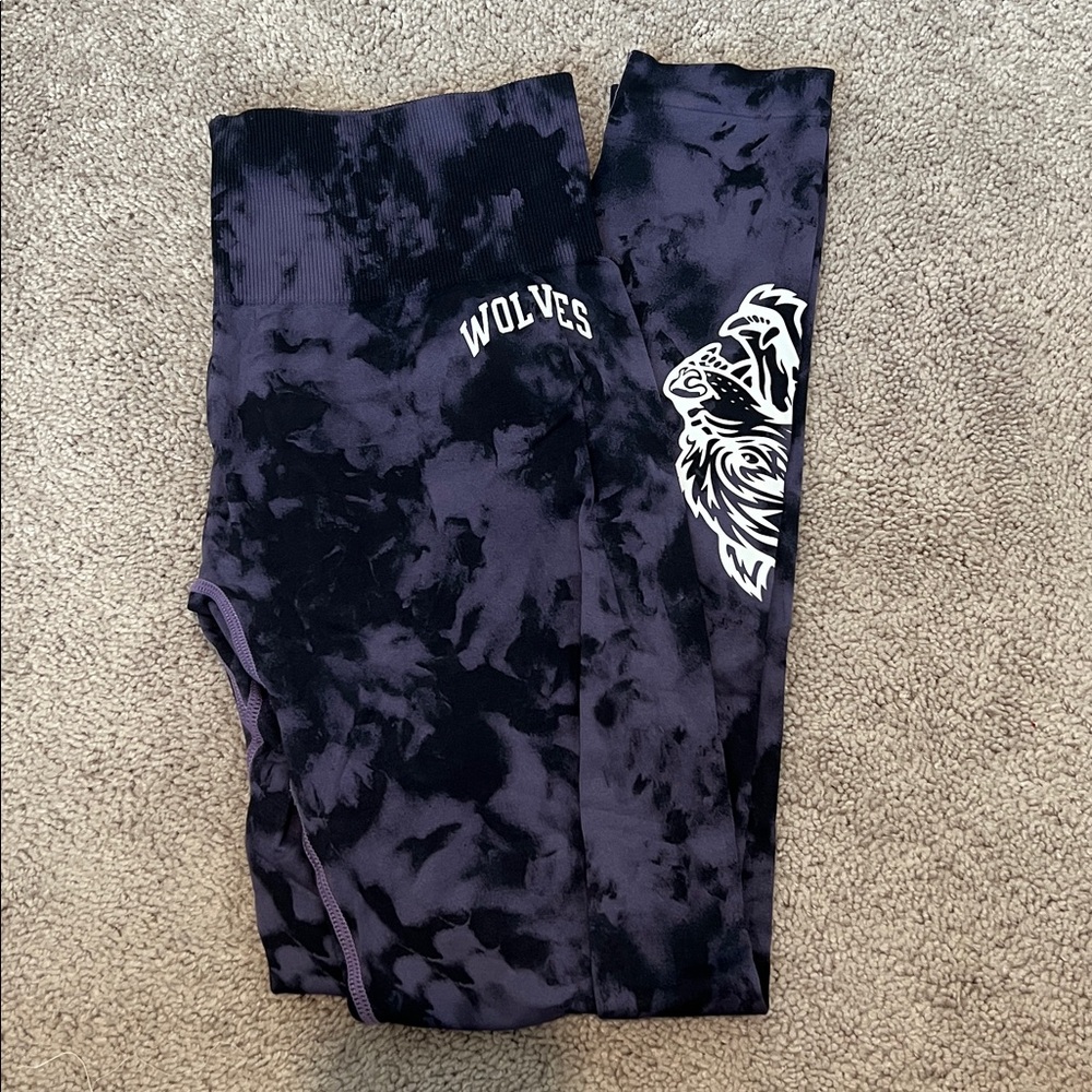 Darc Sport Black and Purple Leggings